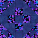 Duck and Ducklings quilt block www.dlstewart.com
